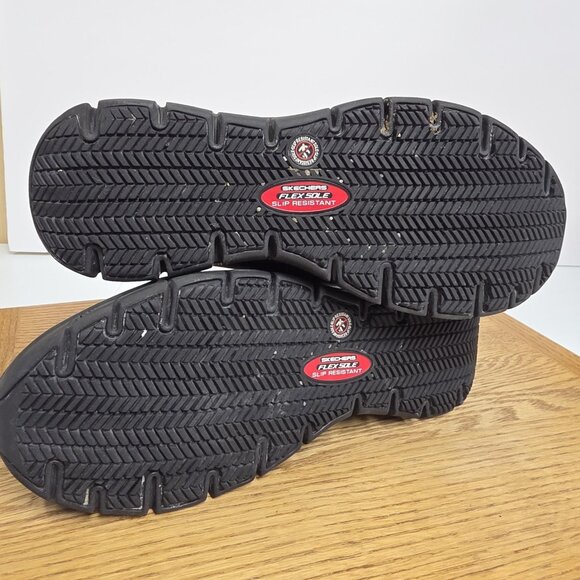 Skechers Work Shoes Women Size 8 Slip Resistant Relaxed Fit FlexSole Leather - Picture 8 of 8